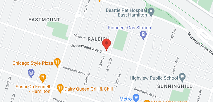 map of 827 QUEENSDALE Avenue E